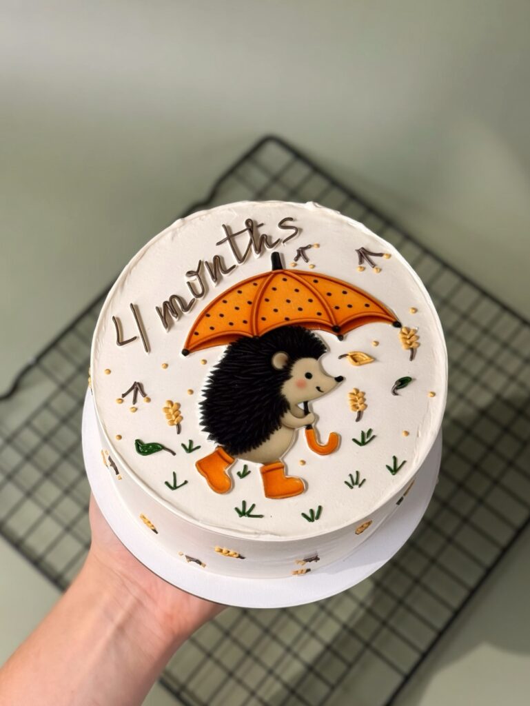Example decoration. The photo does not specify the flavour or set contents. Caked XP