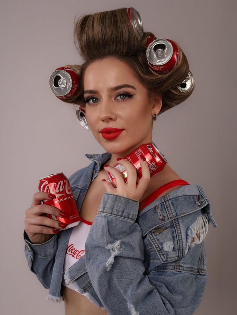 Creative portrait content photography by Elena