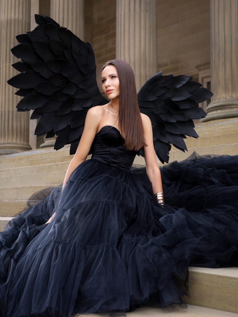 Examples of Viktoria Rental outfits and themed photoshoots